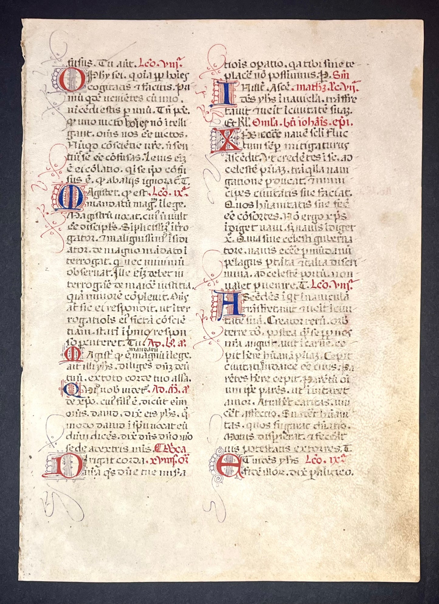 15th c. Canon law Manuscript on vellum