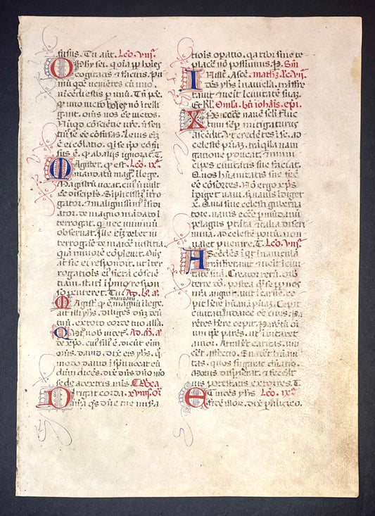 15th c. Canon law Manuscript on vellum