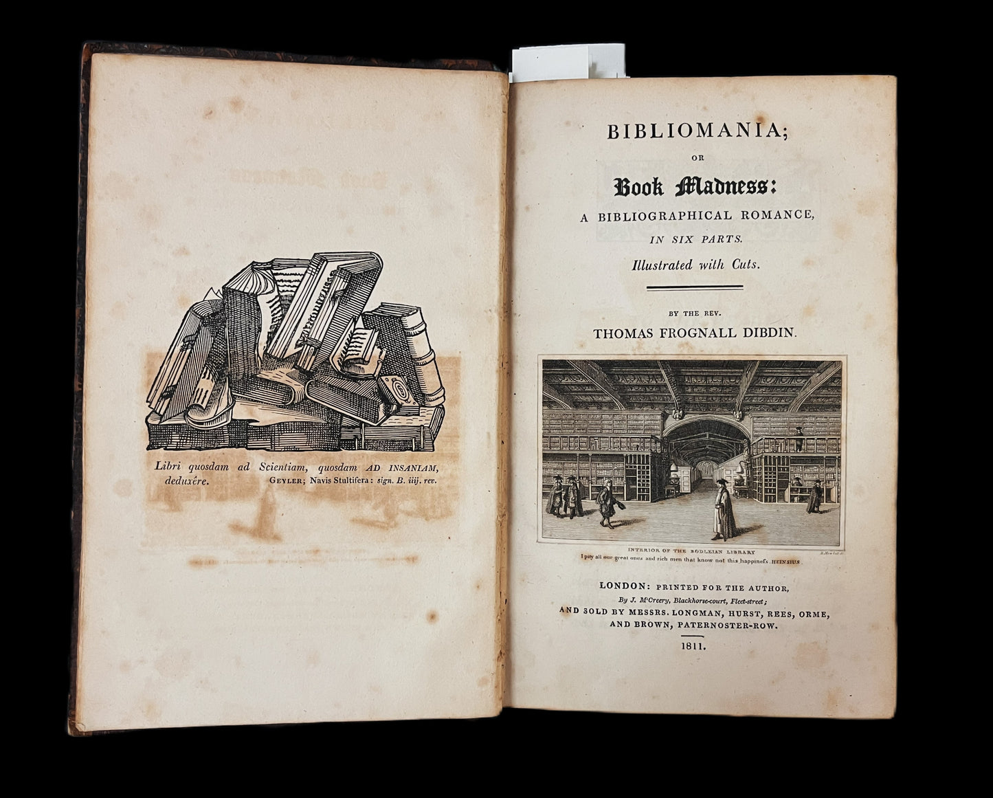 Bibliomania ; or Book Madness : a Bibliographical Romance, in Six Parts ; Illustrated with Cuts .1811