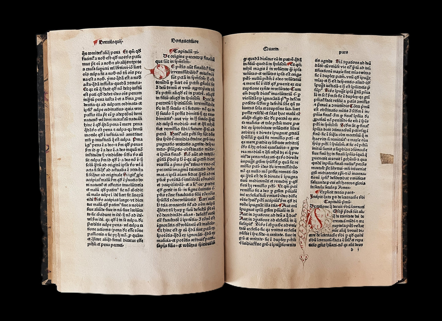 [Incunabula] Breviloquium (Opuscula part 1). 1484
