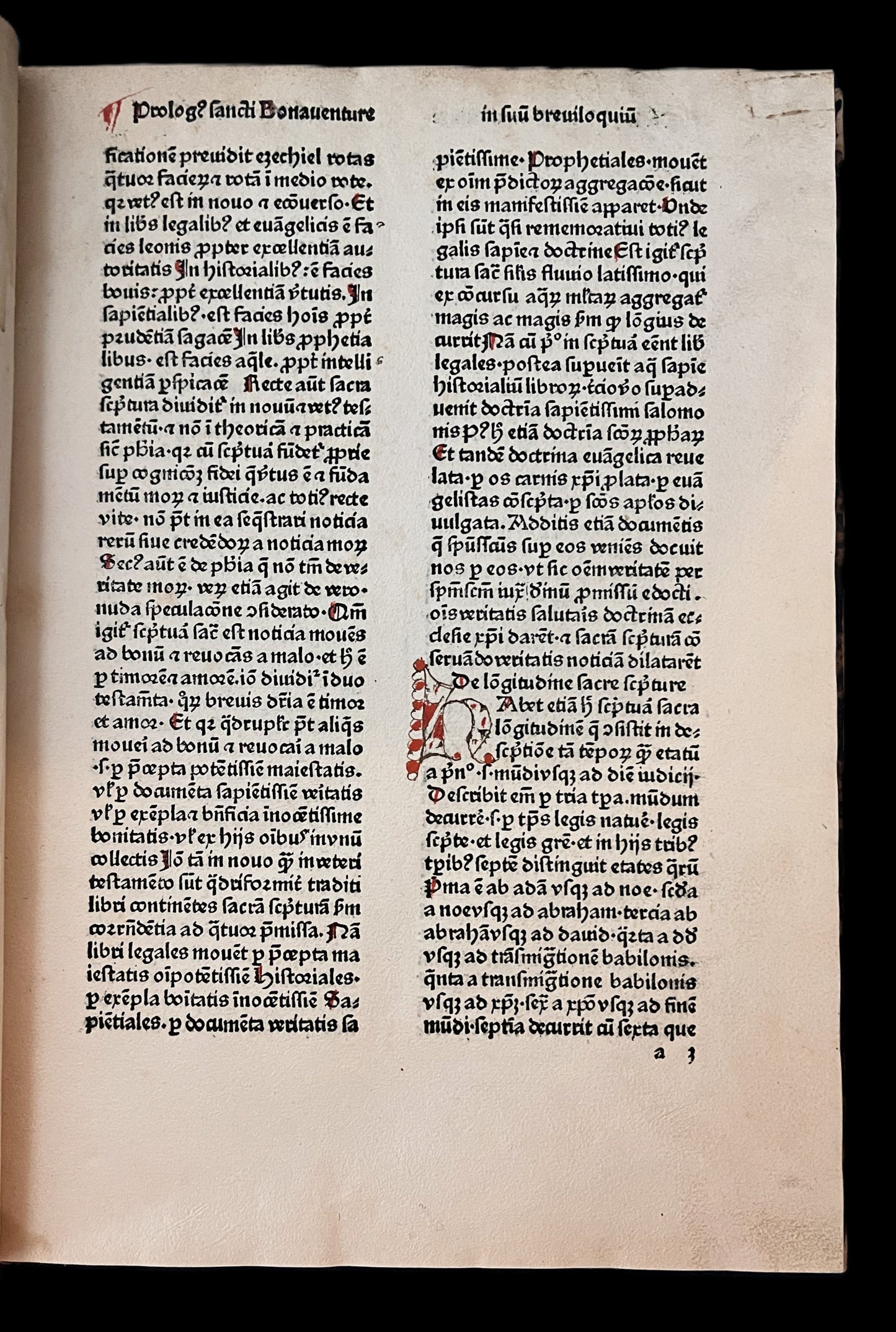 [Incunabula] Breviloquium (Opuscula part 1). 1484