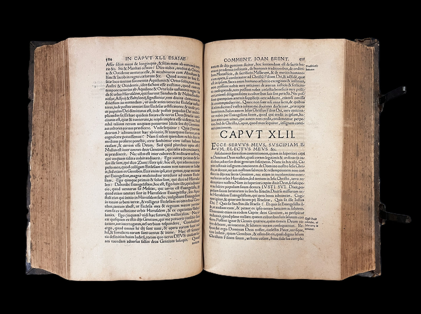Esaias Propheta , Commentarijs explicatus . 1555