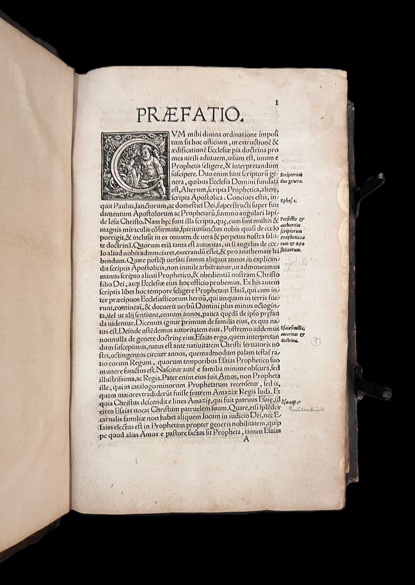 Esaias Propheta , Commentarijs explicatus . 1555