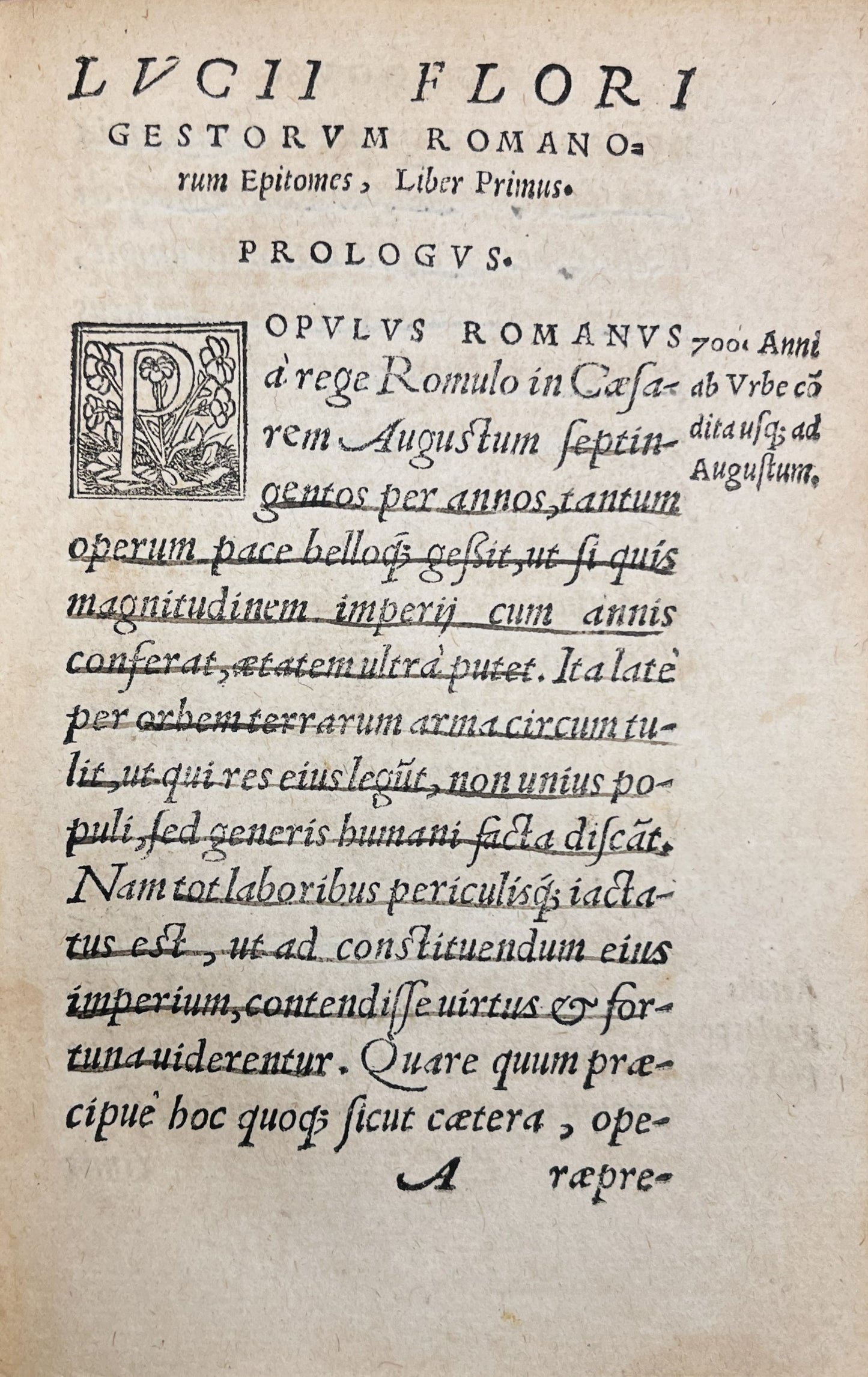 L. Flori De Gestis Romanorum...1551