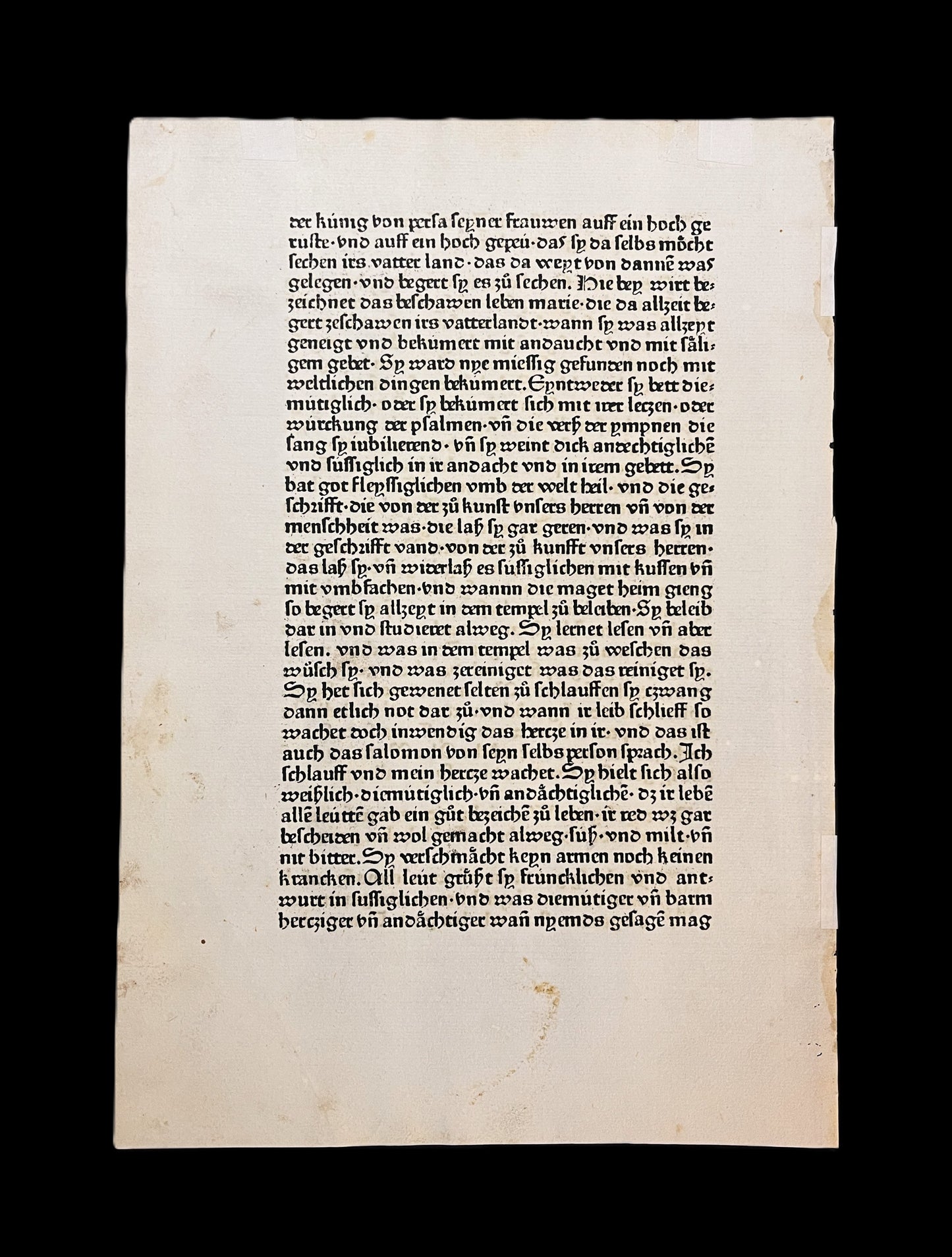 [Incunabula Leaf] Gunther Zainer 1473