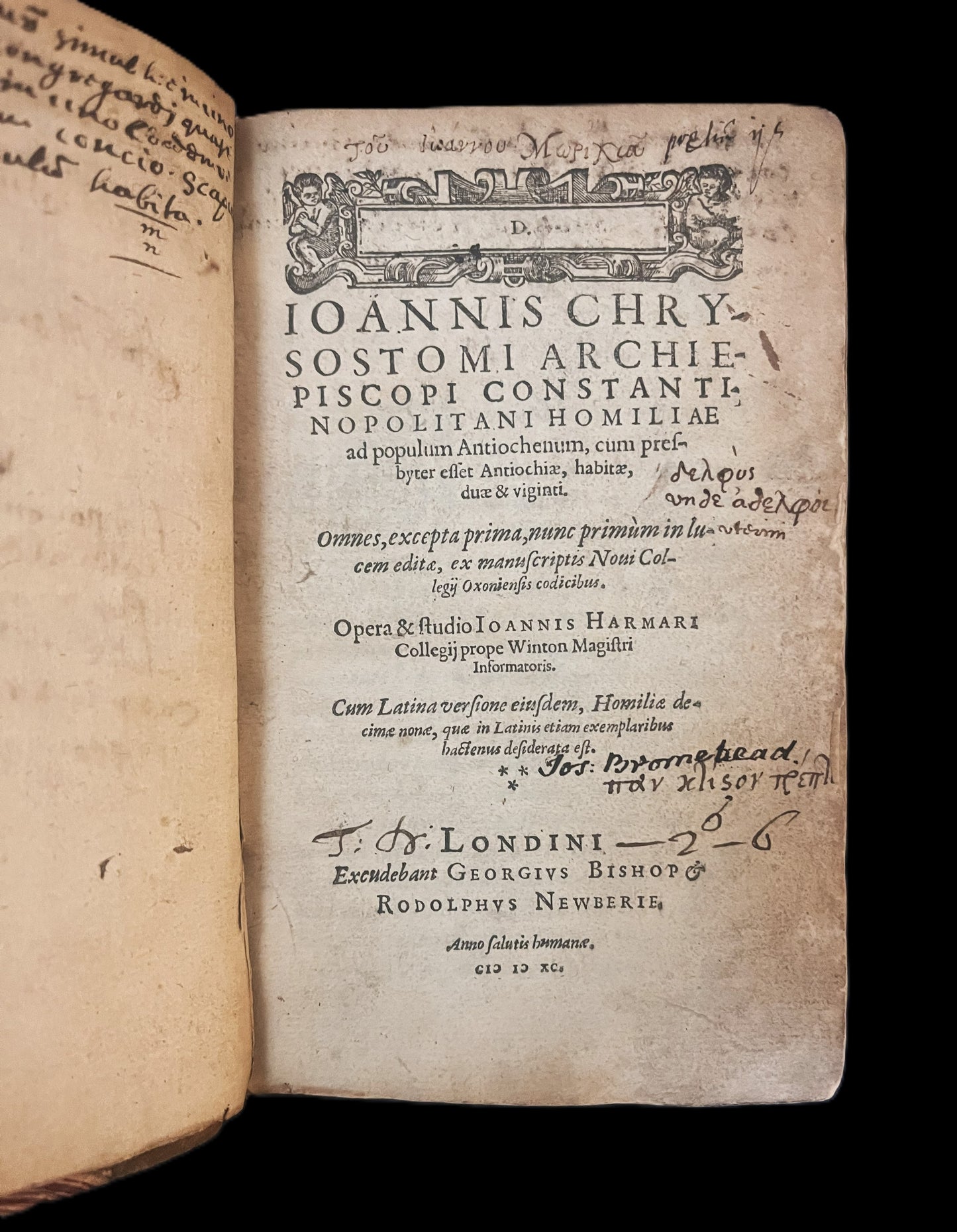 D. Ioannis Chrysostomi Archiepiscopi ...1590