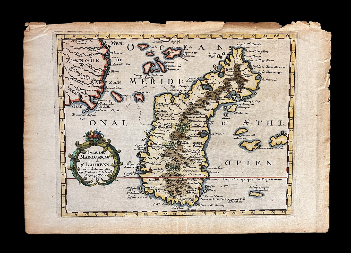 [MAP] Madagascar - Nicolas Sanson - 1683