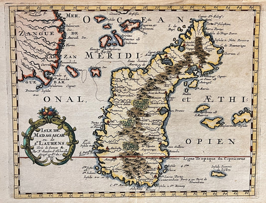 [MAP] Madagascar - Nicolas Sanson - 1683