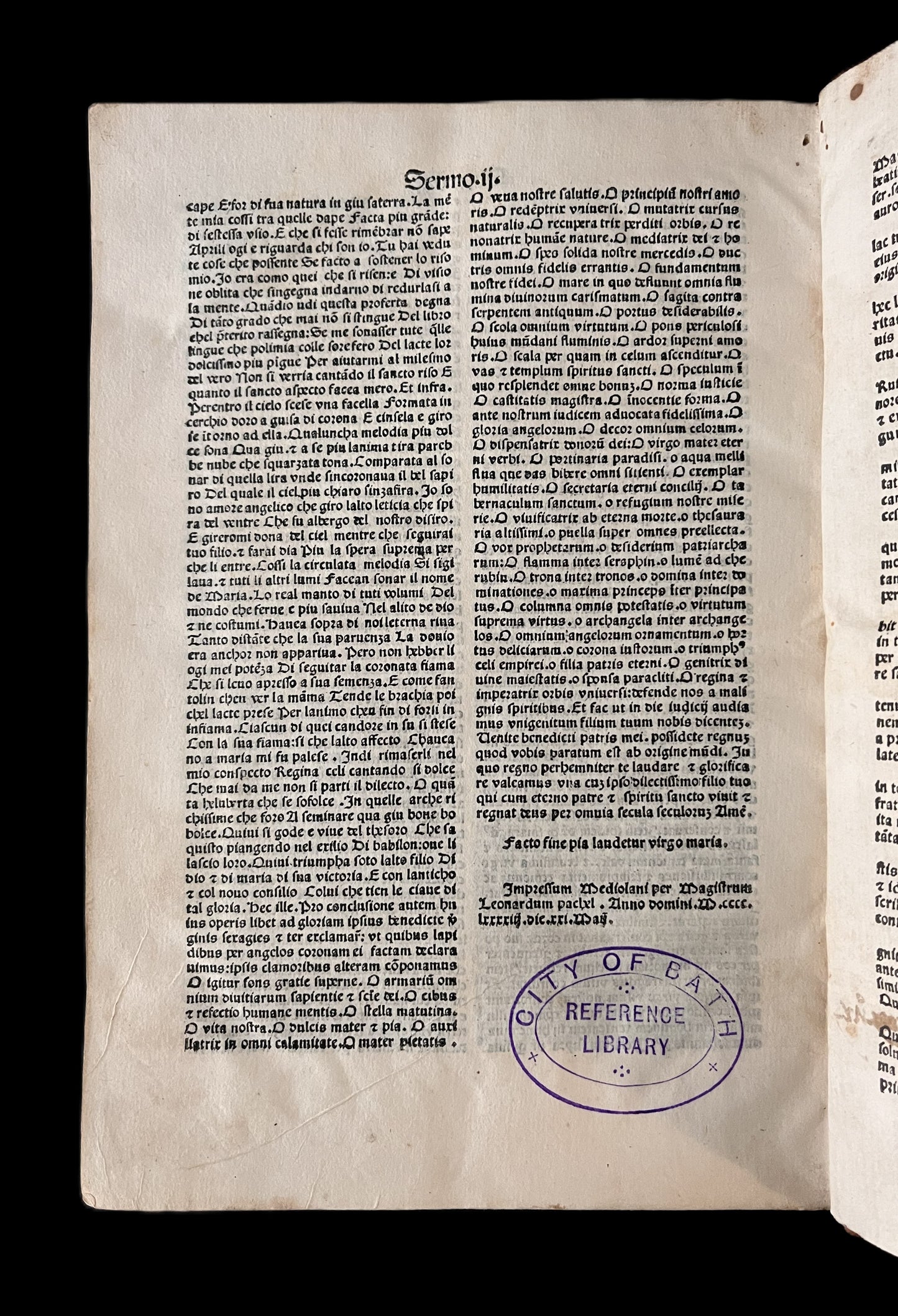 [Incunabula] Mariale de excelle[n]tiis regine celi.. 1493