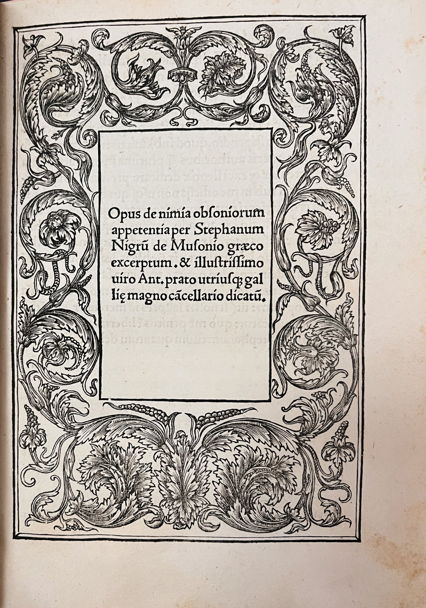 Stephani Nigri elegatissime...1521