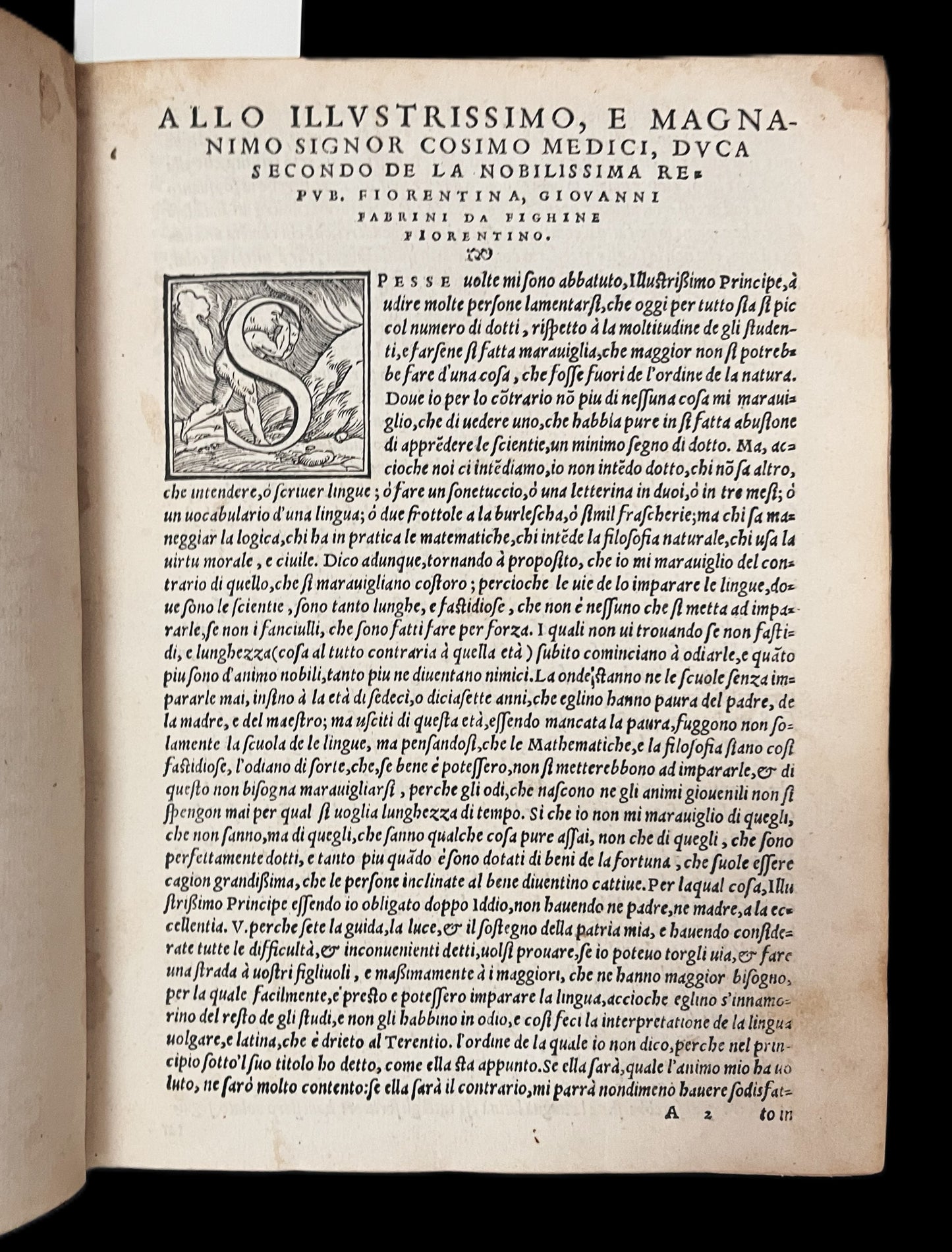 Il Terentio Latino, Comentatio in Lingua Toscana 1558