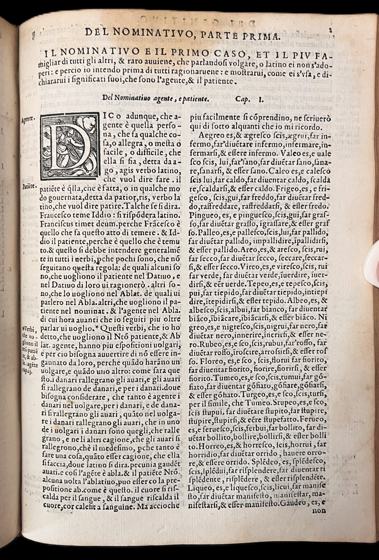Il Terentio Latino, Comentatio in Lingua Toscana 1558