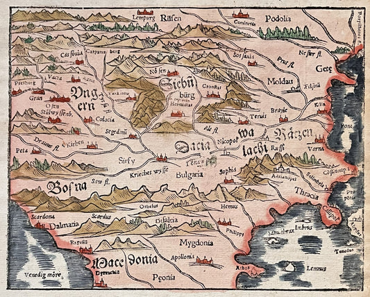 [MAP] Transylvania - Munster - 1552