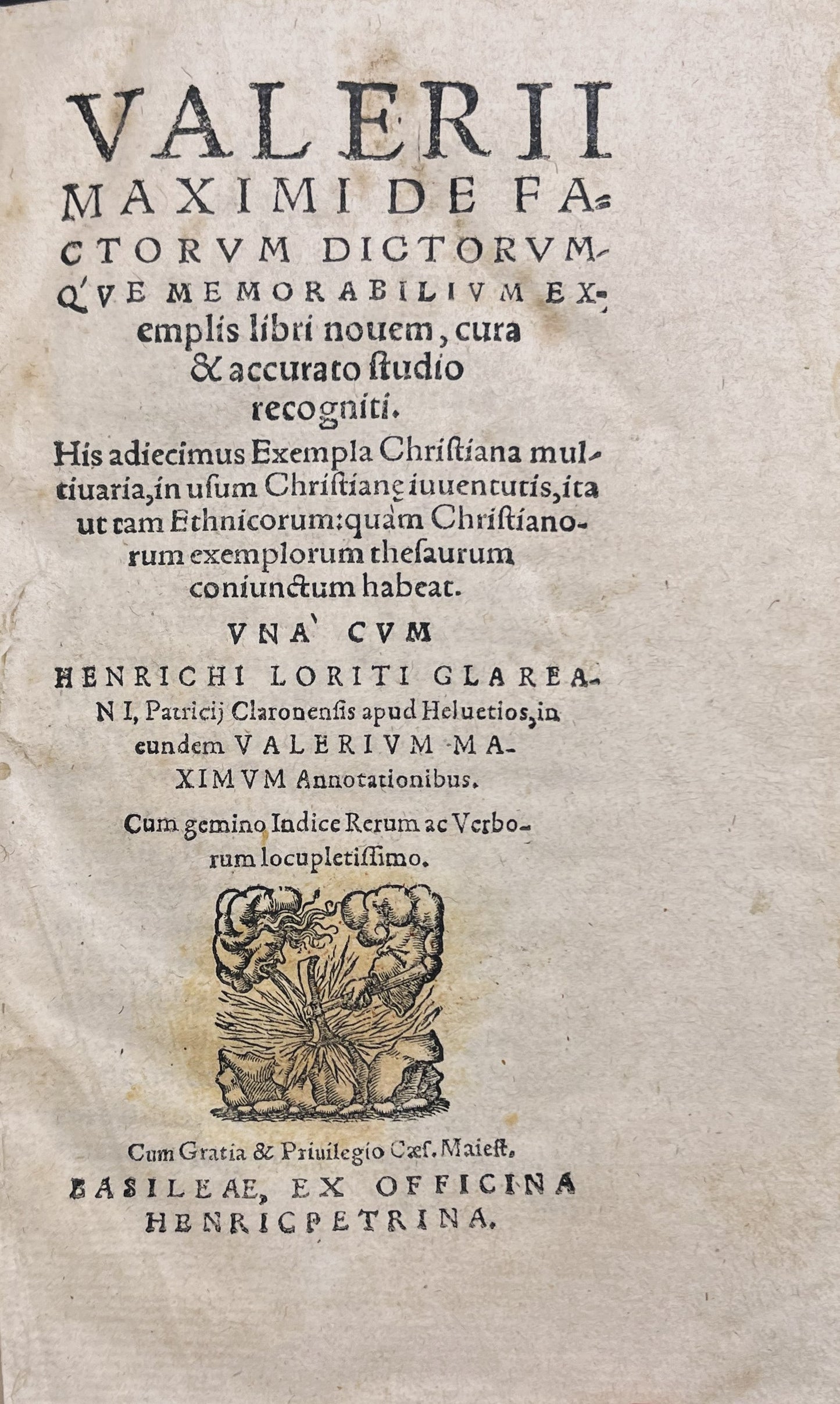 Valerius Maximus de factorum dictorumque...1577